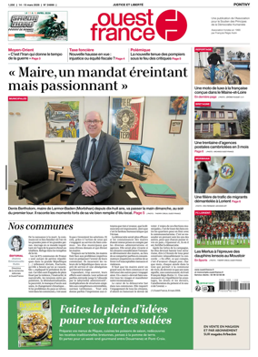Cover of Ouest France (Pontivy)