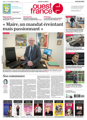 Cover of Ouest France (Pornic / Pays de Retz)
