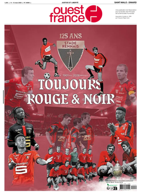 Cover of Ouest France (Saint-Malo)