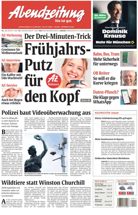 Cover of Abendzeitung Munchen