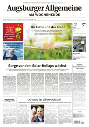 Cover of Augsburger Allgemeine (Ausgabe Stadt)