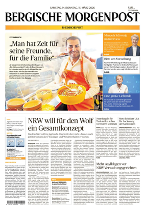 Cover of Bergische Morgenpost Wermelskirchen/Huckeswagen/Radevormwald