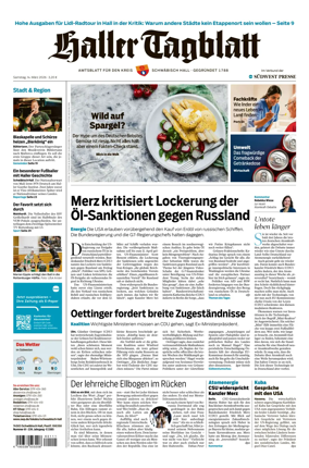 Cover of Haller Tagblatt