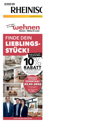 Cover of Rheinische Post - Monchengladbach and Korschenbroich