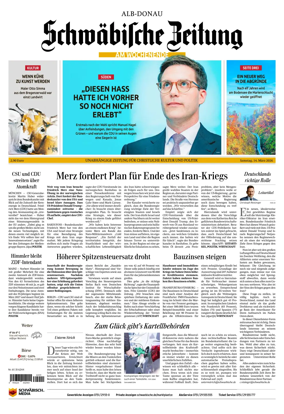 Cover of Schwabische Zeitung (Alb-Donau)