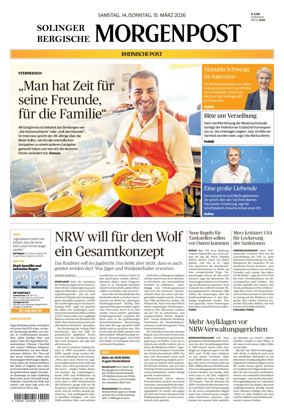 Cover of Solinger Bergische Morgenpost/Remscheid