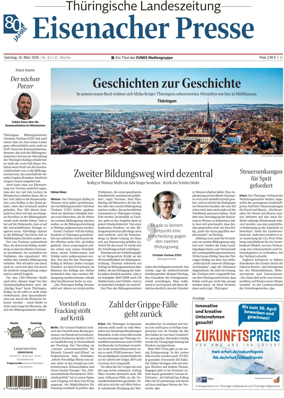 Cover of Thuringische Landeszeitung (Eisenach)
