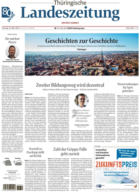 Cover of Thuringische Landeszeitung (Unstrut-Hainich-Kreis)
