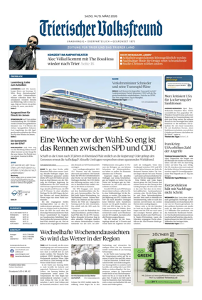 Cover of Trierischer Volksfreund