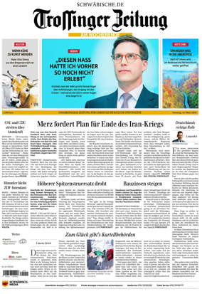 Cover of Trossinger Zeitung