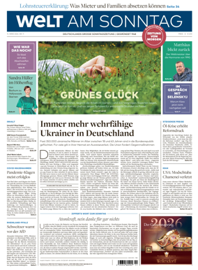 Cover of Welt am Sonntag