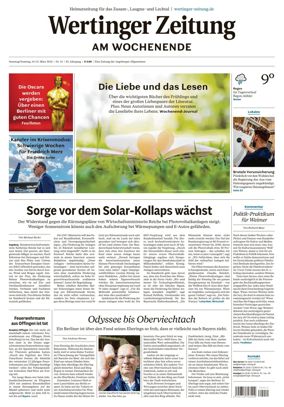 Cover of Wertinger Zeitung