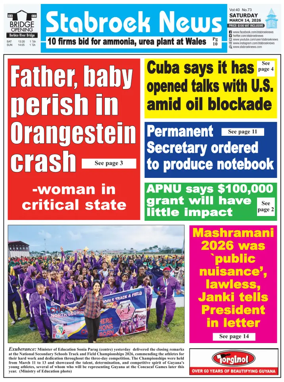 Cover of Stabroek News