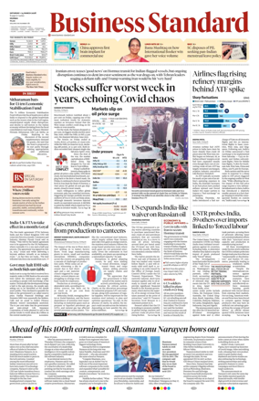 Cover of Business Standard