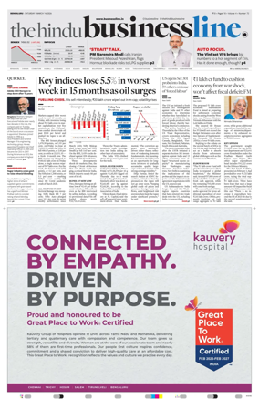Cover of BusinessLine (Bangalore)