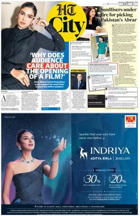 Cover of Hindustan Times (Chandigarh) - City