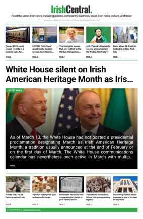 Cover of Irish Central