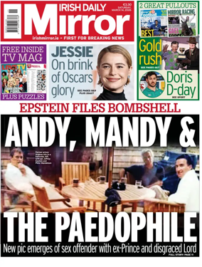 Cover of Irish Daily Mirror