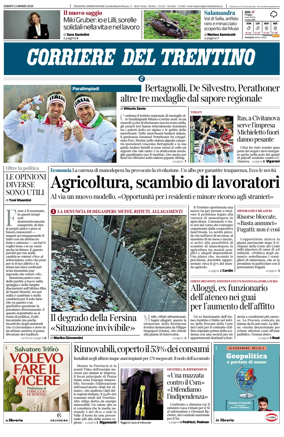 Cover of Corriere del Trentino
