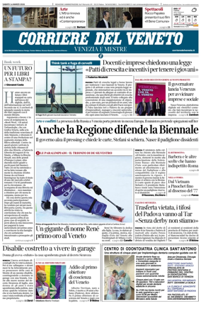 Cover of Corriere del Veneto (Venezia e Mestre)