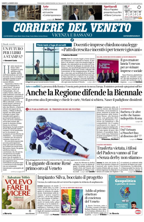 Cover of Corriere del Veneto (Vicenza e Bassano)
