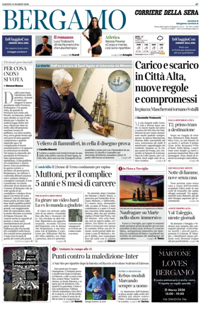 Cover of Corriere della Sera (Bergamo)