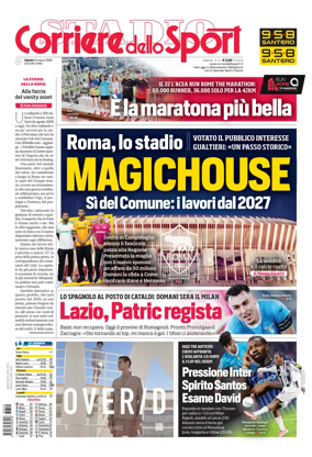 Cover of Corriere dello Sport (Roma)