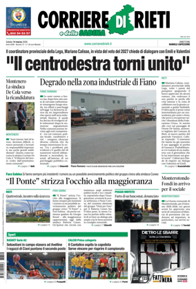 Cover of Corriere di Rieti