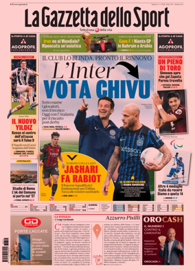 Cover of La Gazzetta dello Sport