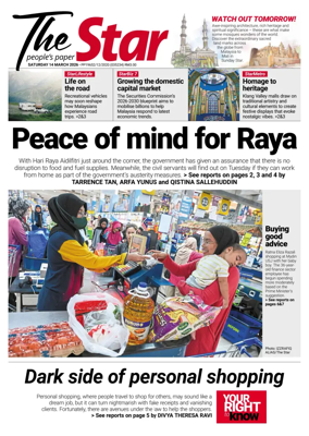 Cover of The Star Malaysia