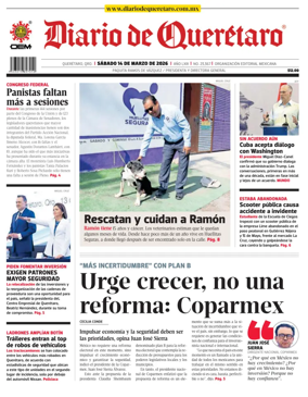Cover of Diario de Queretaro