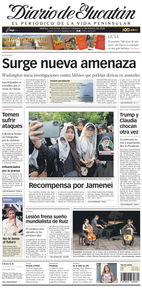 Cover of Diario de Yucatan