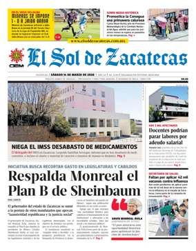 Cover of El Sol de Zacatecas