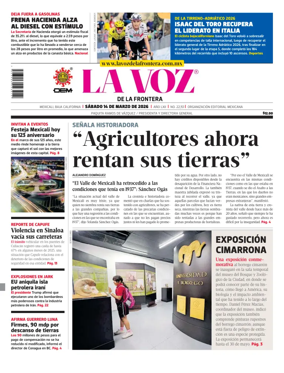 Cover of La Voz de la Frontera