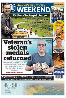 Cover of Hawke's Bay Today