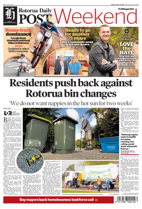 Cover of Rotorua Daily Post