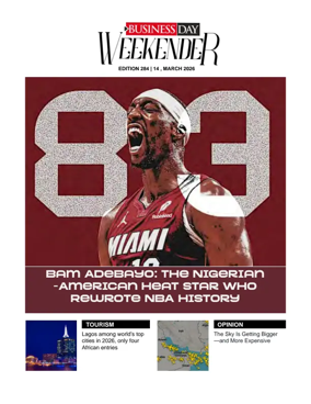 Cover of Business Day (Nigeria)