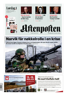 Cover of Aftenposten
