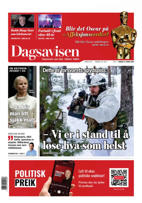 Cover of Dagsavisen