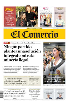 Cover of Diario El Comercio