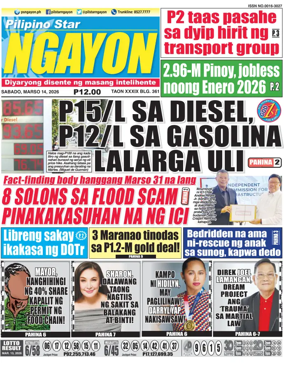 Cover of Pilipino Star Ngayon