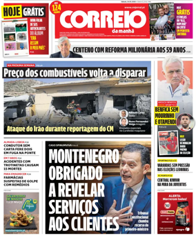 Cover of Correio da Manha Weekend