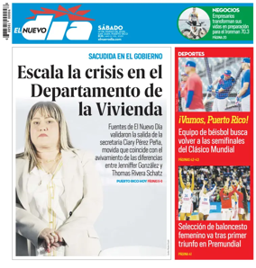 Cover of El Nuevo Dia