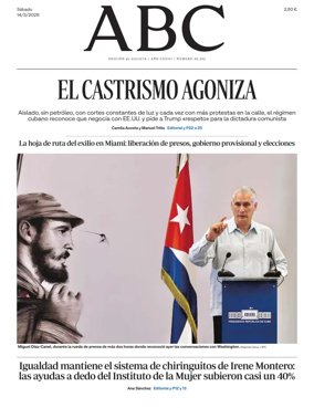 Cover of ABC (Galicia)