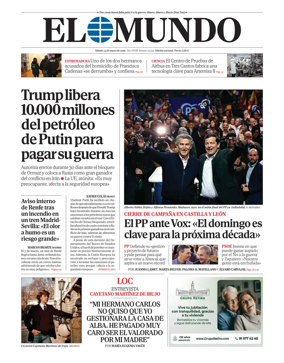 Cover of El Mundo Primera Edicion - Weekend