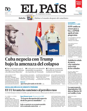 Cover of EL PAIS primera edicion
