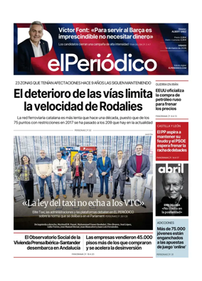 Cover of El Periodico - Castellano