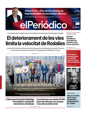 Cover of El Periodico - Catala