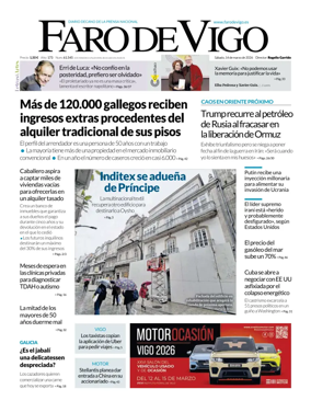 Cover of Faro de Vigo