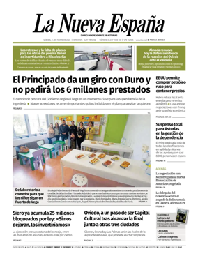 Cover of La Nueva Espana (Occidente)